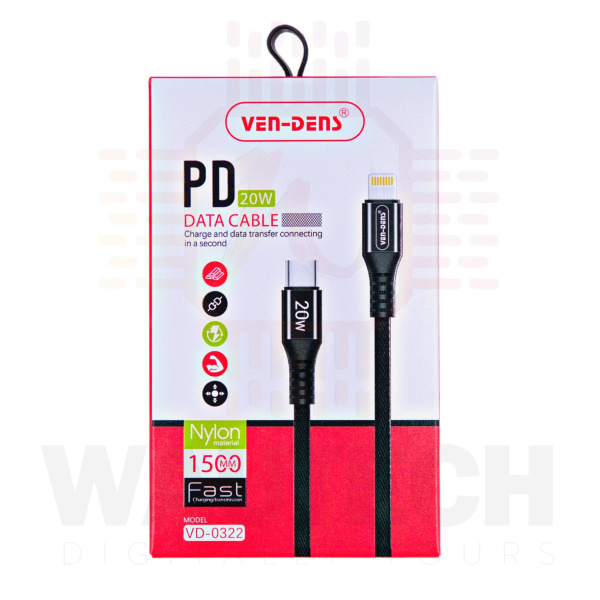 ven-dens-pd-20W-type-c-to-lightning- cable-apple-wautech-peterborough-front