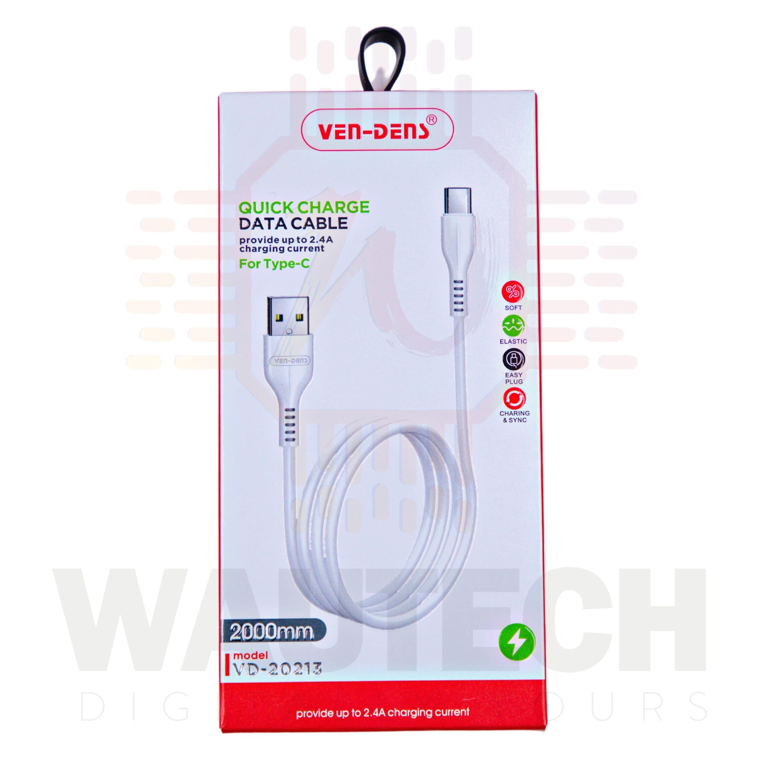 ven-dens-type-c-cable-quick-charge-wautech-peterborough-front
