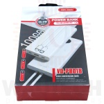 Ven-Dens 2 in 1 HQ Portable Power Bank 22.5W 3 Ports 10000mAh (VD-PB018) - White - Image 2