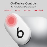 Beats Studio Buds – True Wireless Noise Cancelling Earbuds - White (MJ4Y3ZM/A) - Image 5