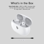 Beats Studio Buds – True Wireless Noise Cancelling Earbuds - White (MJ4Y3ZM/A) - Image 2