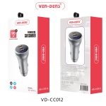 Ven-Dens 3 Port 90w Powerful Car Charger Adapter (VD-CC012) - Image 9