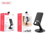Ven-Dens 360 Folding Rotatable Desktop Stand - Black (VD-HD021) - Image 7