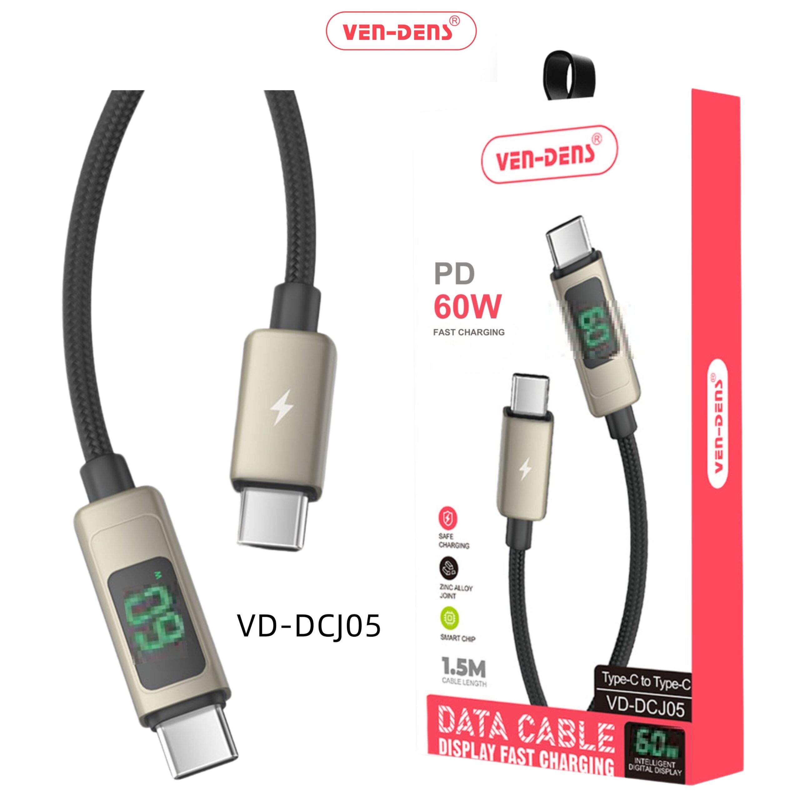 Ven-Dens-60W-Type-C-to-Type-C-Display-Charging-Cable11-VD-DCJ05-scaled-2