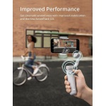 DJI OM 5 Smartphone Gimbal Stabilizer, 3-Axis Phone Gimbal, Built-In Extension Rod, Portable and Foldable Sunset White – Open Box - Image 6