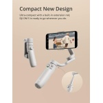 DJI OM 5 Smartphone Gimbal Stabilizer, 3-Axis Phone Gimbal, Built-In Extension Rod, Portable and Foldable Sunset White – Open Box - Image 4