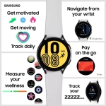 Samsung Galaxy Watch4 SM-R870 44mm Aluminium Case with Sport Band - Green - Image 4